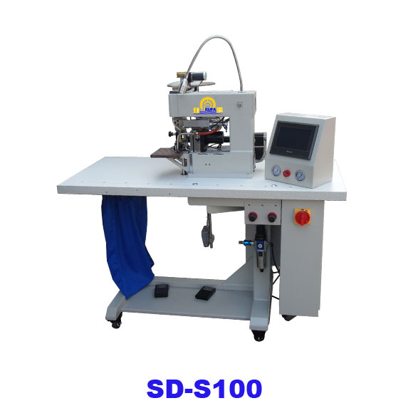 Hot air tapping and cutting machine